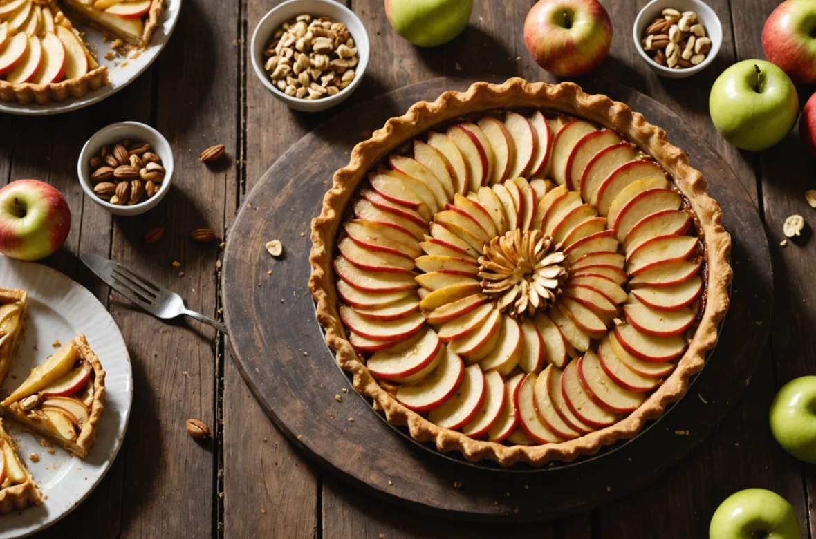 tarte aux pommes healthy